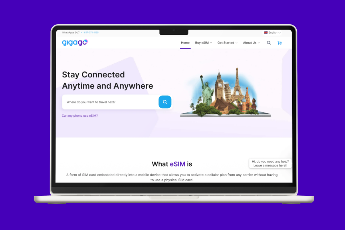 Gigago laptop screen