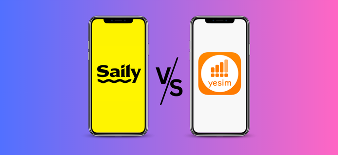 Saily vs Yesim: eSIM Comparison 2025